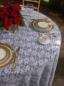 We Rent Linens, Lace/Garden Lace Table Linen